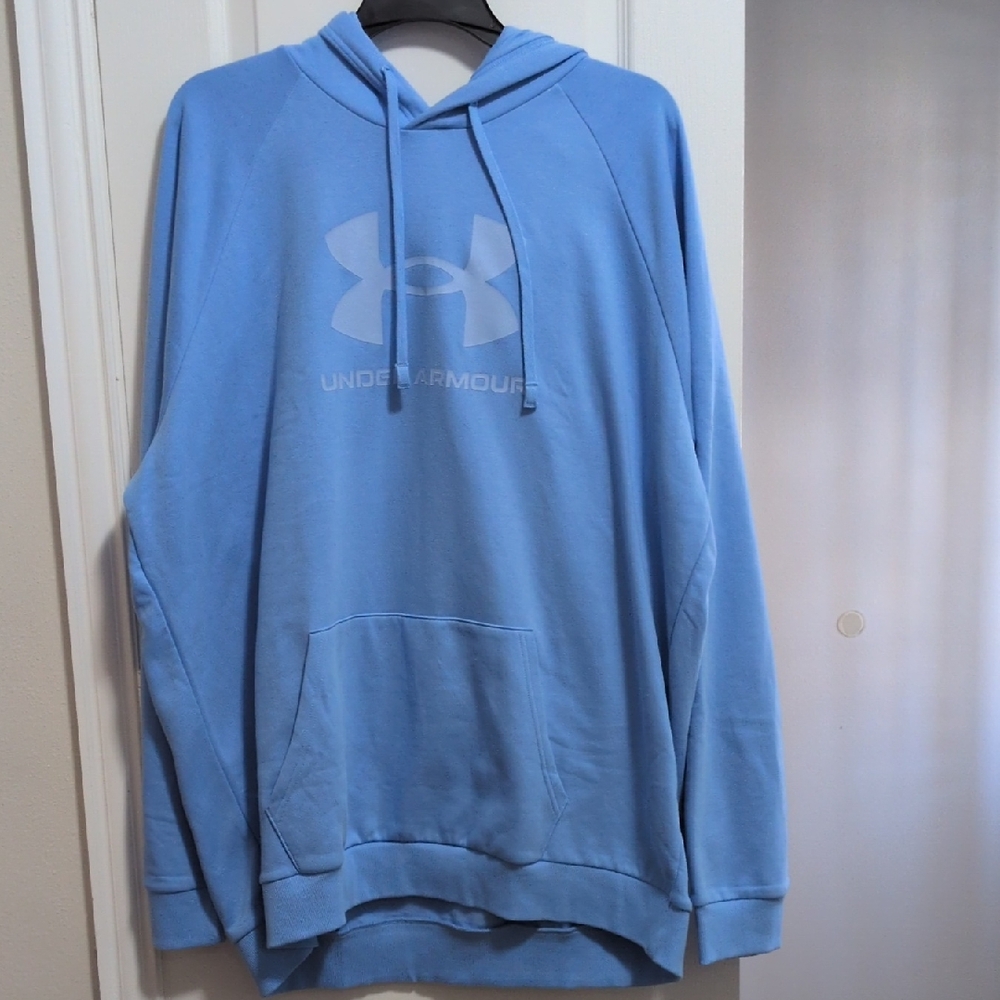 Men's 3XLT Blue Under Armour Fleece Hoodie